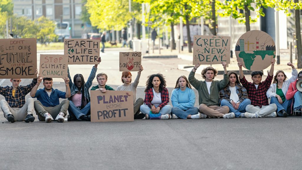 Planet over profit protest - Advocacy for a sustainable future